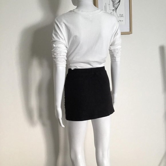 Moschino Teen black & white mini skirt / XS-S - Picture 5 of 8